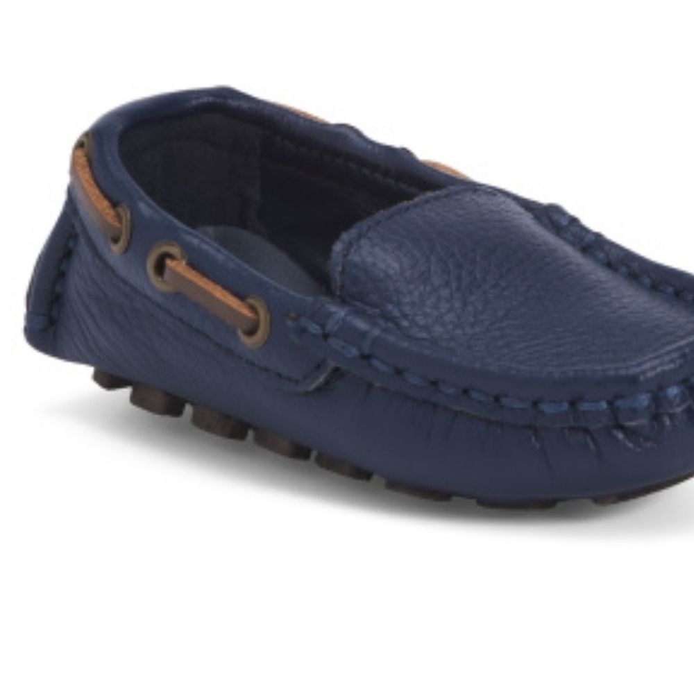 Janie & Jack Leather Driver Loafers‎
